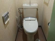 トイレはタンクレスのトイレにしスッキリした空間にします　洋式トイレから洋式トイレへのリフォームですが和式トイレから洋式トイレのリフォームも対応しています