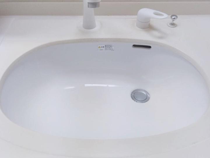 新しく交換した洗面ボウルは、TOTOのアンダーカウンター式洗髪洗面器L587UQに交換しました。