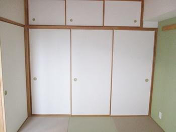 襖も張り替えました。和室は灰汁洗いもしてキレイになりました。和室から和室、和室から洋室へのリノベーションも神奈川県横須賀市のリライズにお任せください