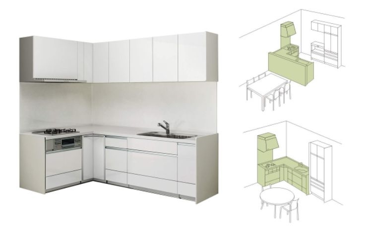 L型キッチンの特徴